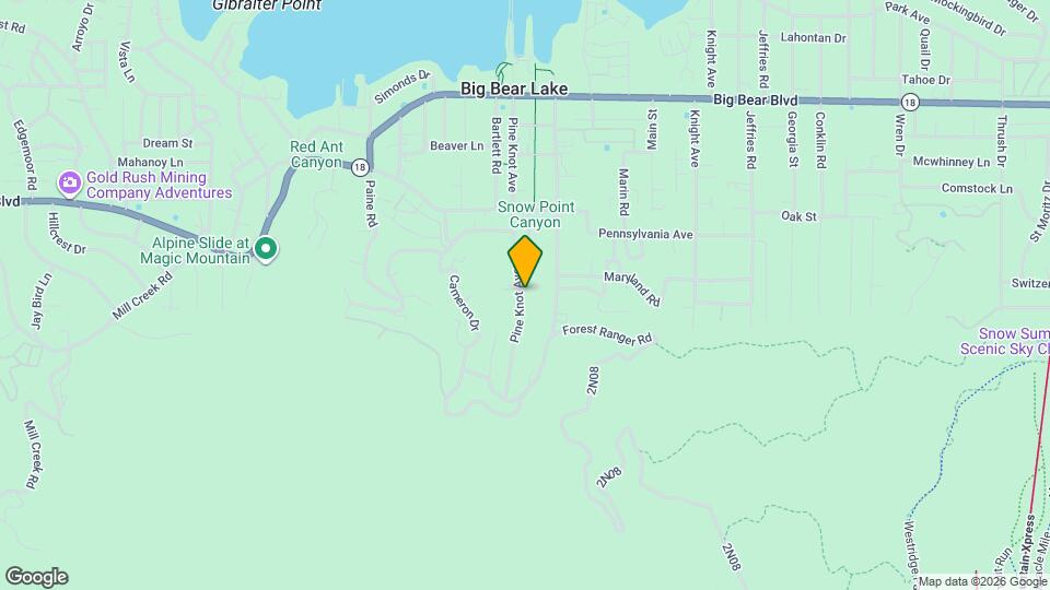 851 Pine Knot Ave Map and Location Details