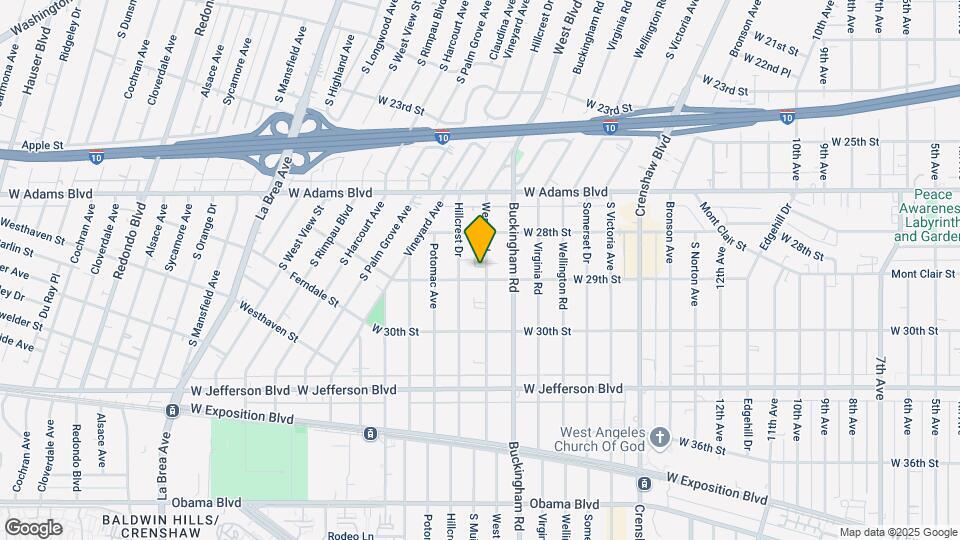 2843 West Blvd Map and Location Details
