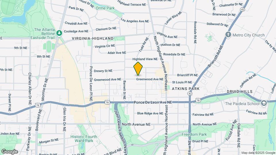 936 NE Greenwood Ave Map and Location Details