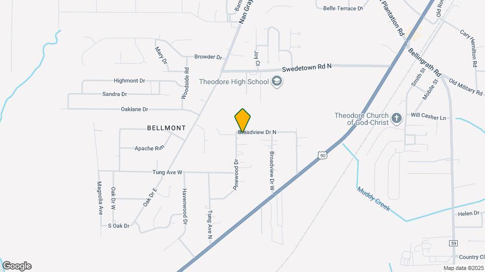 7827 Monterey Dr Map and Location Details