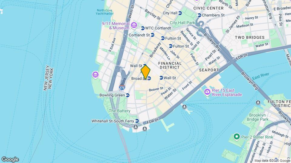 40 Broad St Mapa y Detalles de la Ubicación