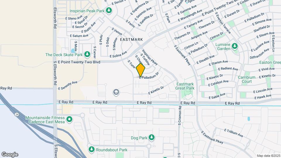 9751 E Palladium Dr Map and Location Details