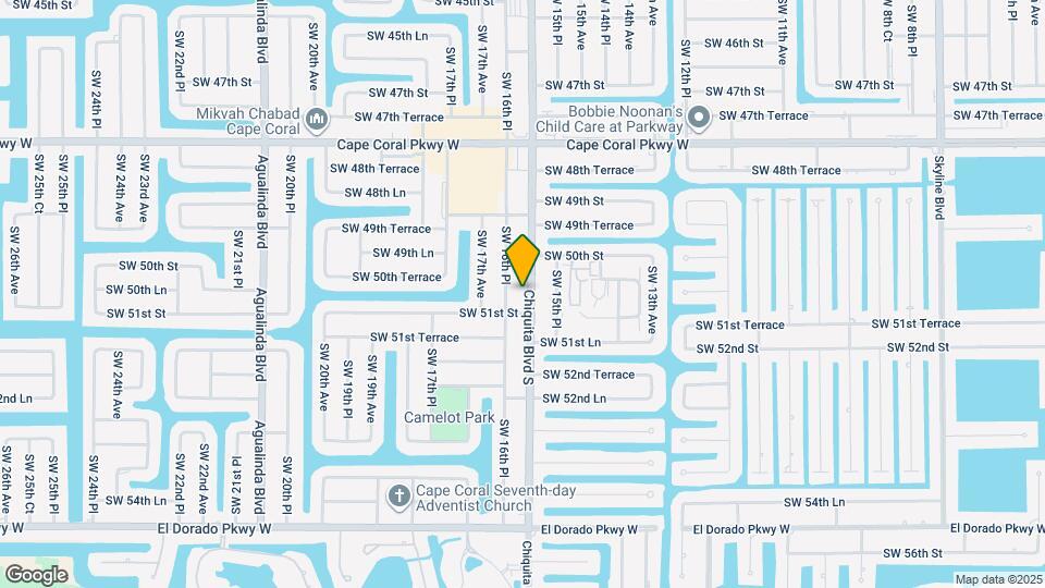 5024 Chiquita Blvd S Map and Location Details