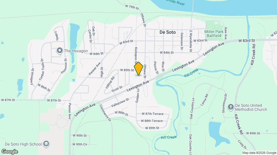 8545 Kickapoo St Map and Location Details