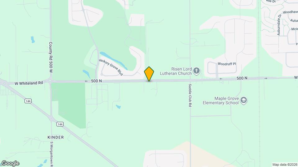 4341 W Whiteland Rd Map and Location Details