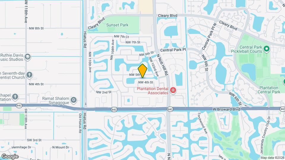 10497 NW 4th St Mapa y Detalles de la Ubicación