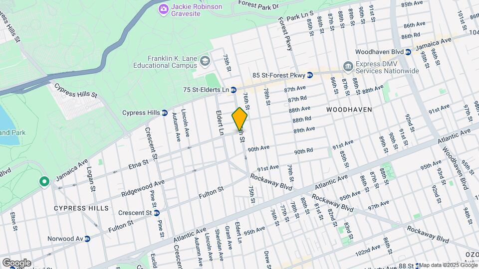 88-28 75th St Map and Location Details