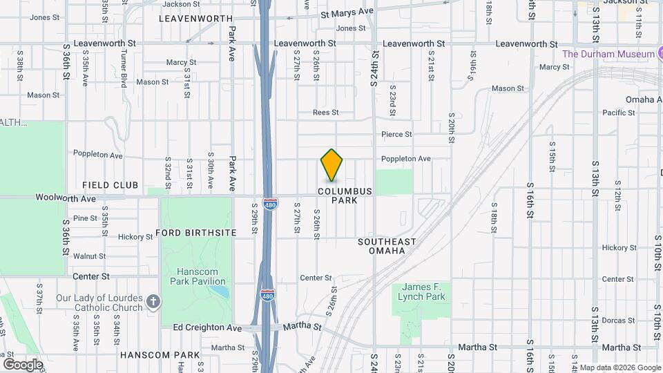 1336 S 25th Ave Map and Location Details