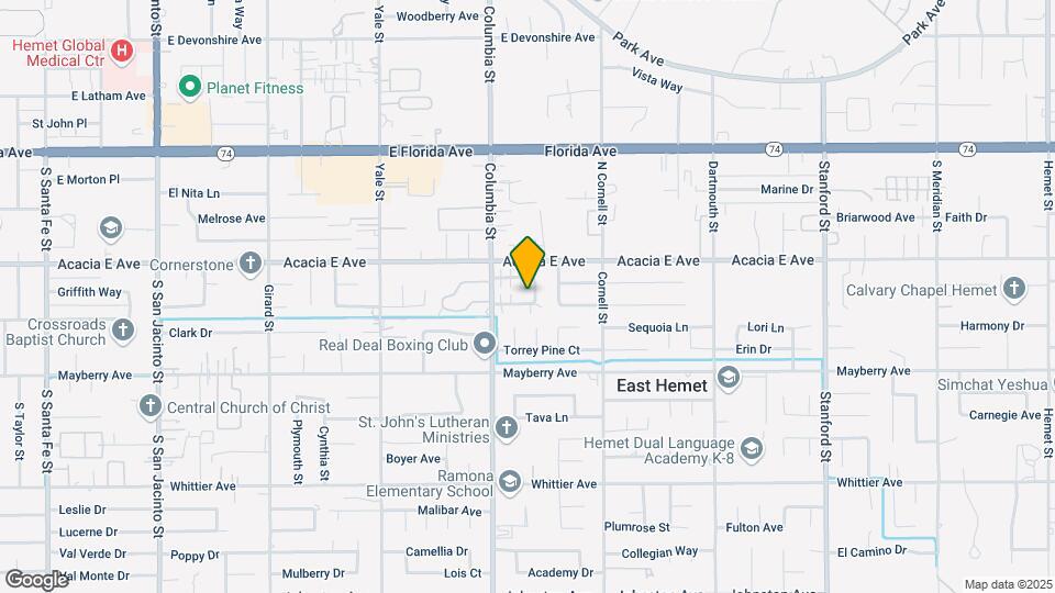 41096 Beachwood Ave Map and Location Details