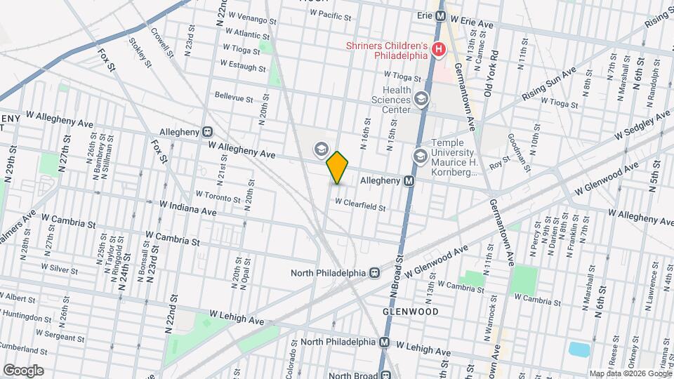 3122 N Chadwick St Map and Location Details