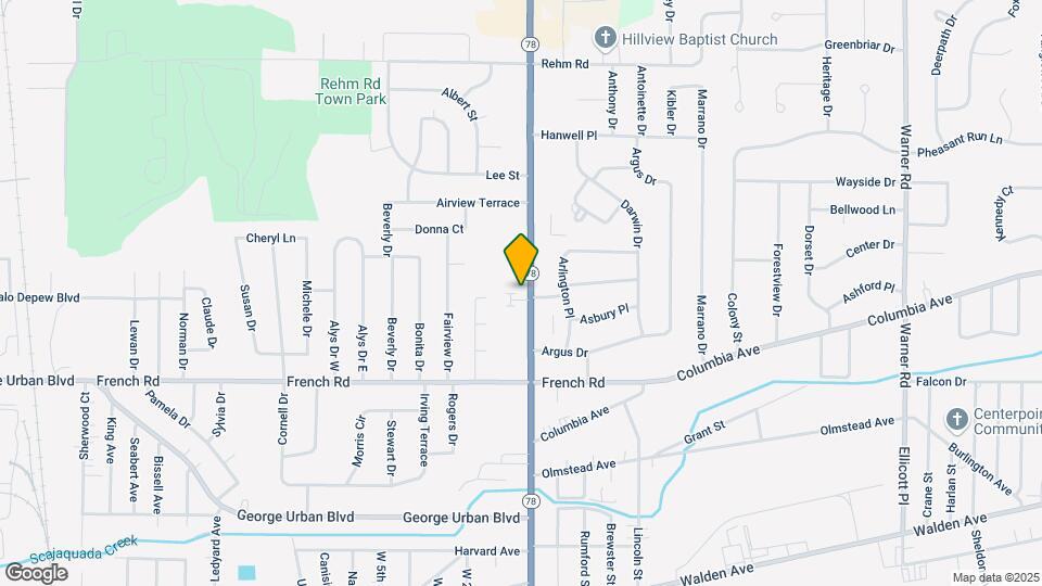6068 Transit Rd Map and Location Details