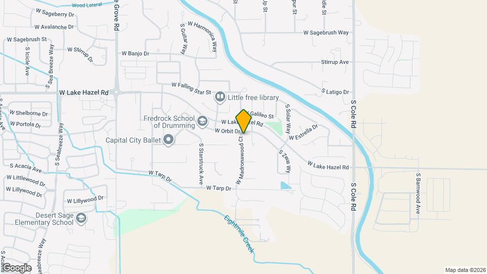 6512 S Lone Tree Way Map and Location Details