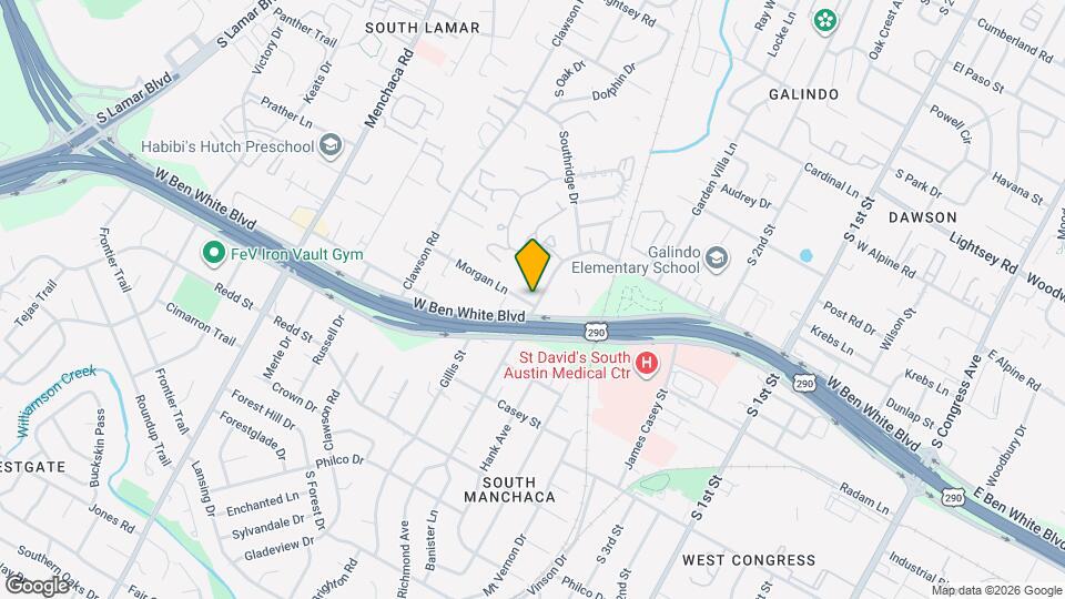 1300 Morgan Ln Map and Location Details