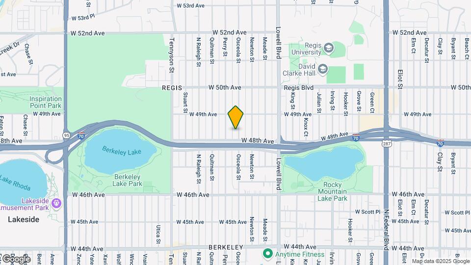 4831 Osceola St Map and Location Details