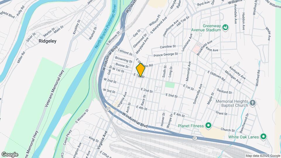 109 Grand Ave Mapa y Detalles de la Ubicación