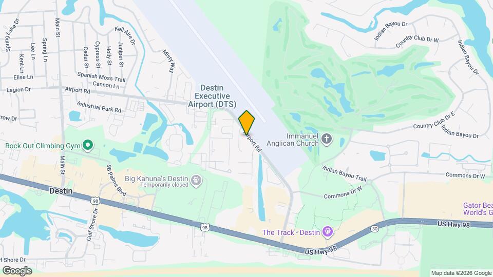 1110 Airport Rd Map and Location Details