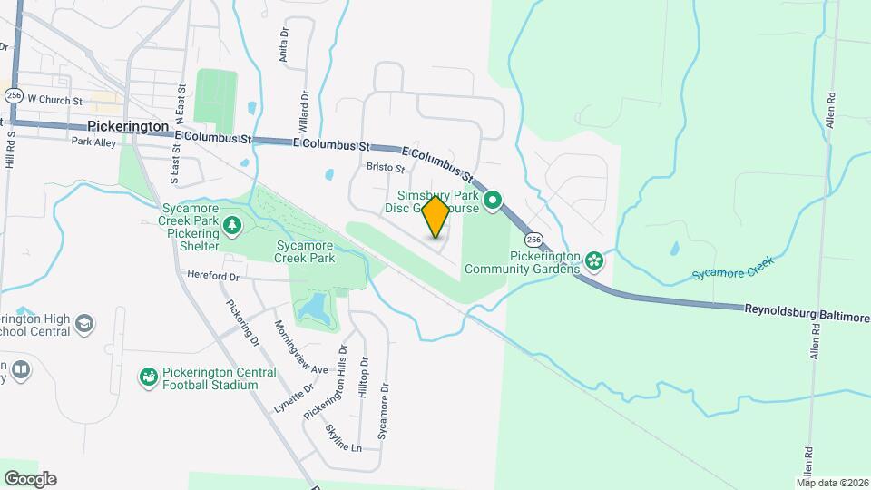 125 Simsbury Ct Mapa y Detalles de la Ubicación