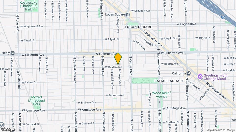 3251 W Belden Ave Map and Location Details