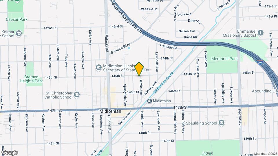 14508 Hamlin Ave Map and Location Details