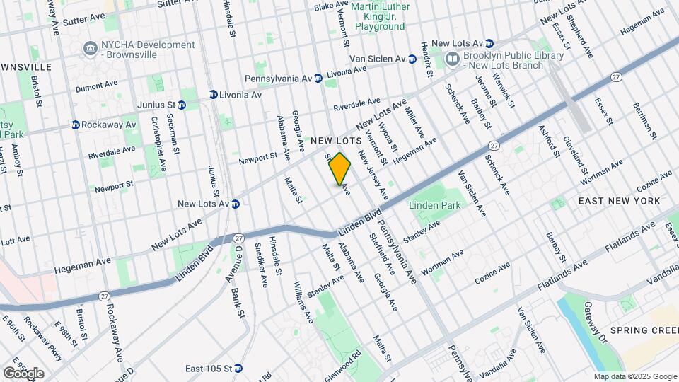 503 Hegeman Ave Map and Location Details