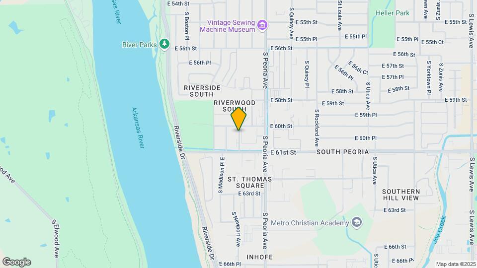 6018 S Newport Ave, Unit 1 Map and Location Details