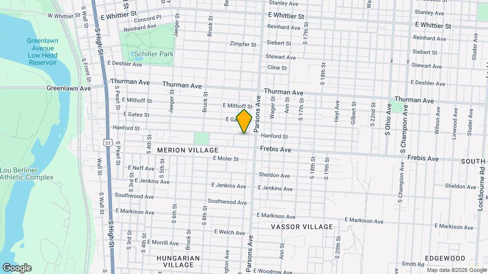 425 Hanford St Map and Location Details