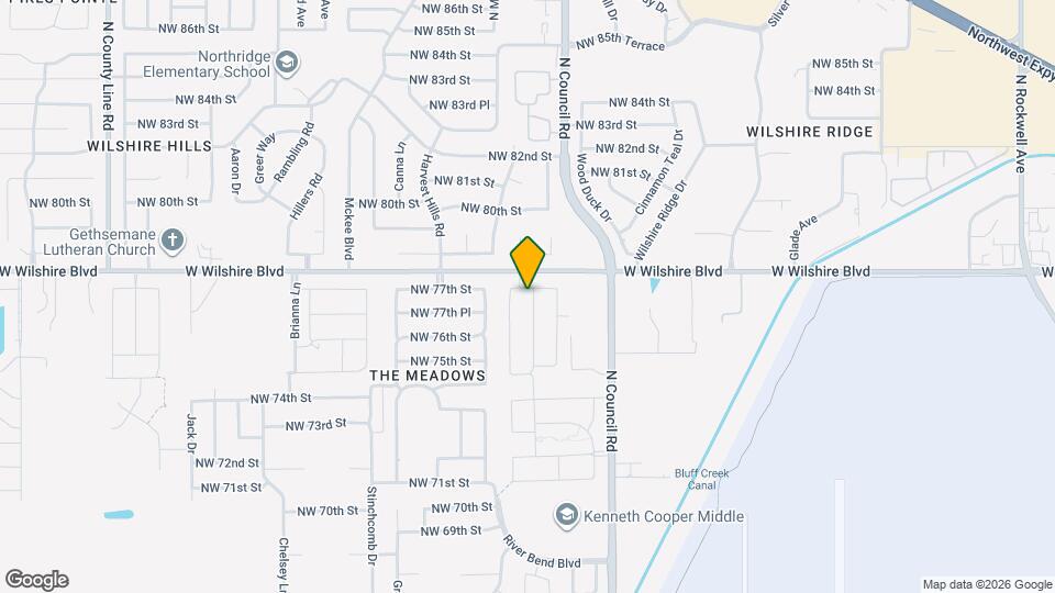 7713 Leichter Ave Map and Location Details