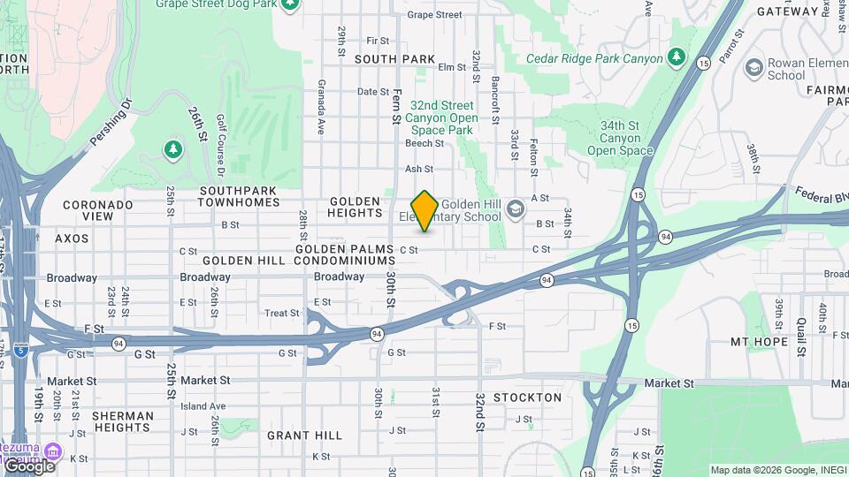 3076 C St Mapa y Detalles de la Ubicación