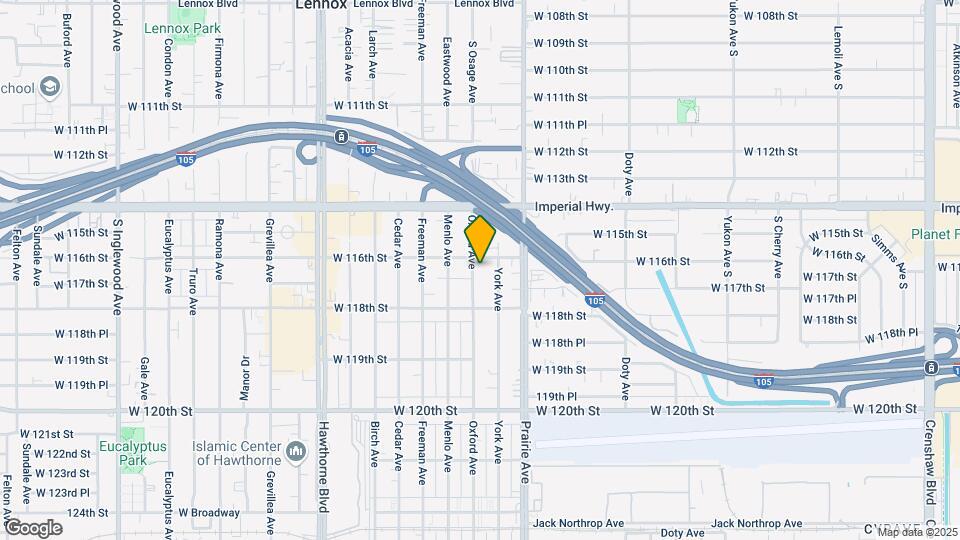 11620 Oxford Ave Mapa y Detalles de la Ubicación
