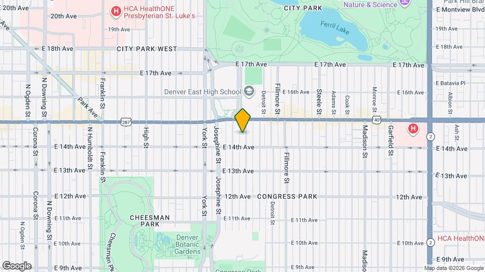 1435 N Elizabeth St Map and Location Details