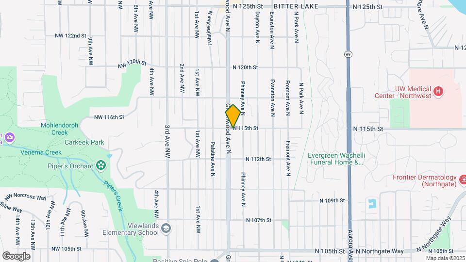 11254 Greenwood Ave N Map and Location Details