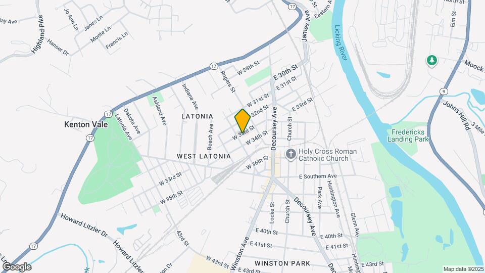 121 W 33rd St, Unit #2 Mapa y Detalles de la Ubicación