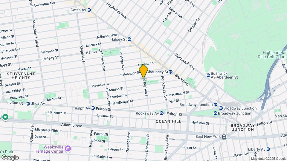 448 Chauncey St Map and Location Details