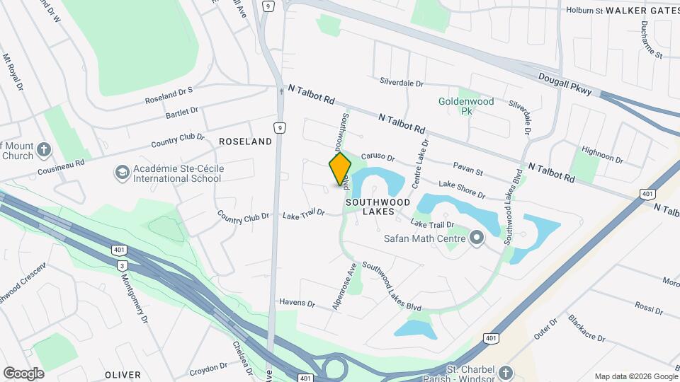 4553 Southwood Lakes Blvd Map and Location Details