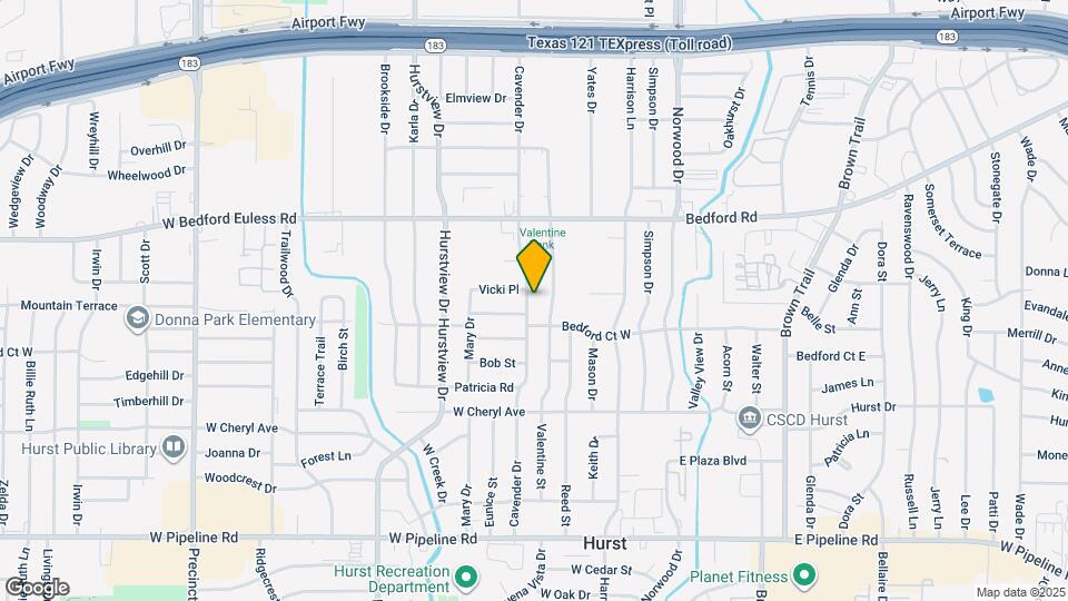 1212 Cavender Dr Map and Location Details