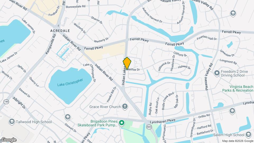 1664 Jameson Dr Map and Location Details