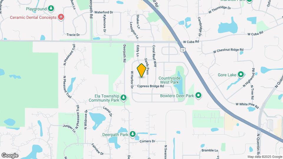 1648 Eddy Ln Map and Location Details