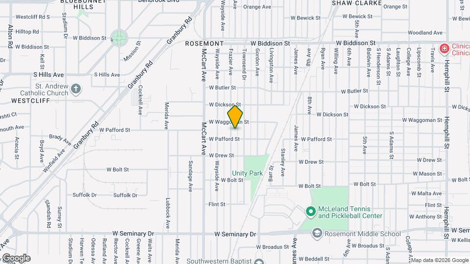 3817 Frazier Ave Map and Location Details