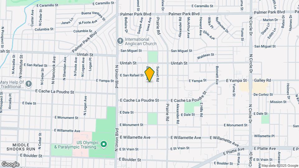 1015 Iowa Ave Map and Location Details