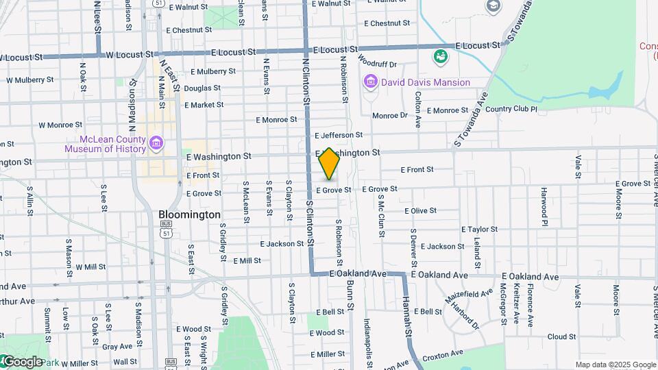 816 E Grove St Map and Location Details