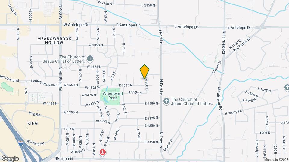 1557 N 300 E Map and Location Details