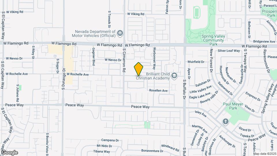 8103 W Rochelle Ave Mapa y Detalles de la Ubicación