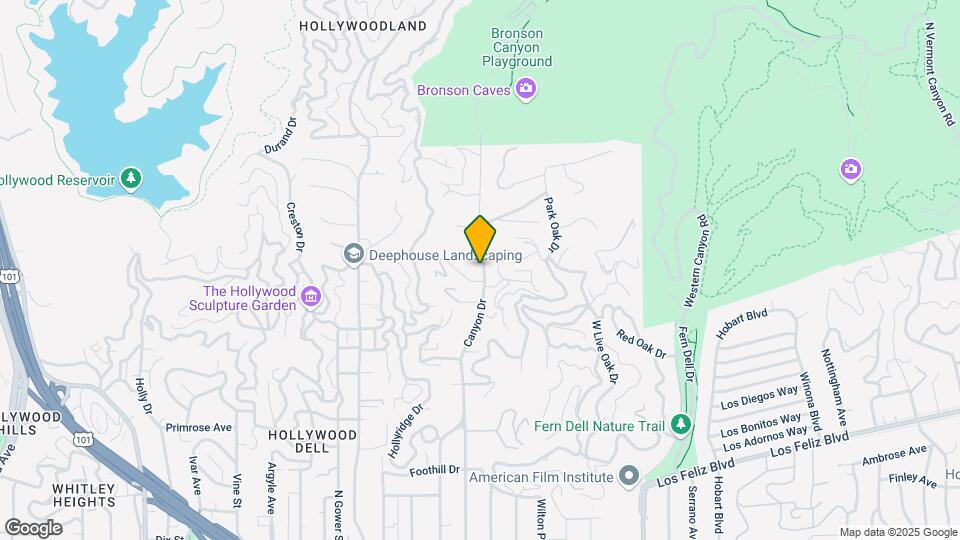 2423 Canyon Dr Map and Location Details
