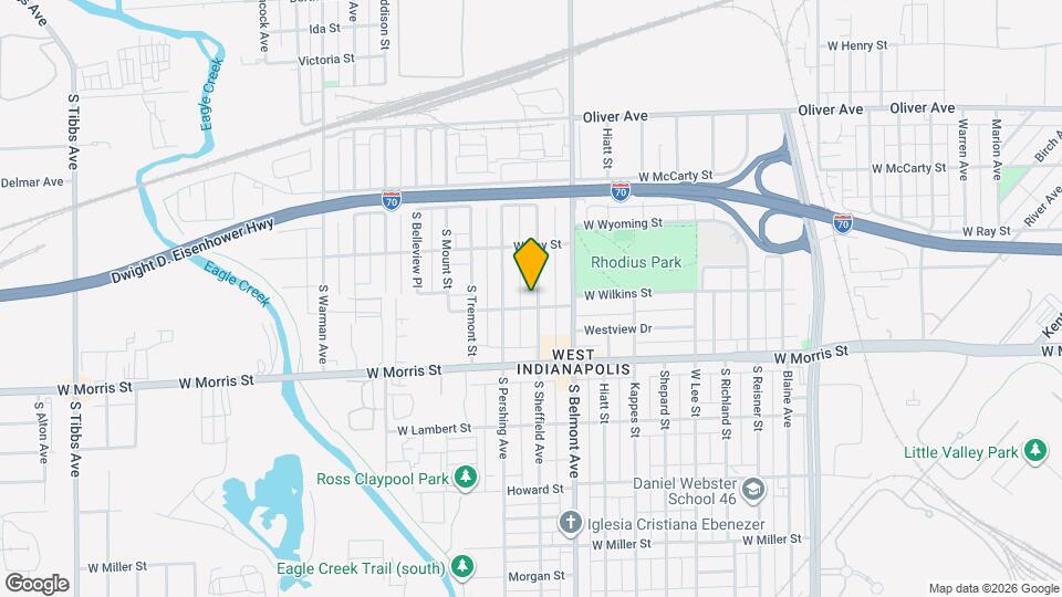 1058 S Sheffield Ave Mapa y Detalles de la Ubicación
