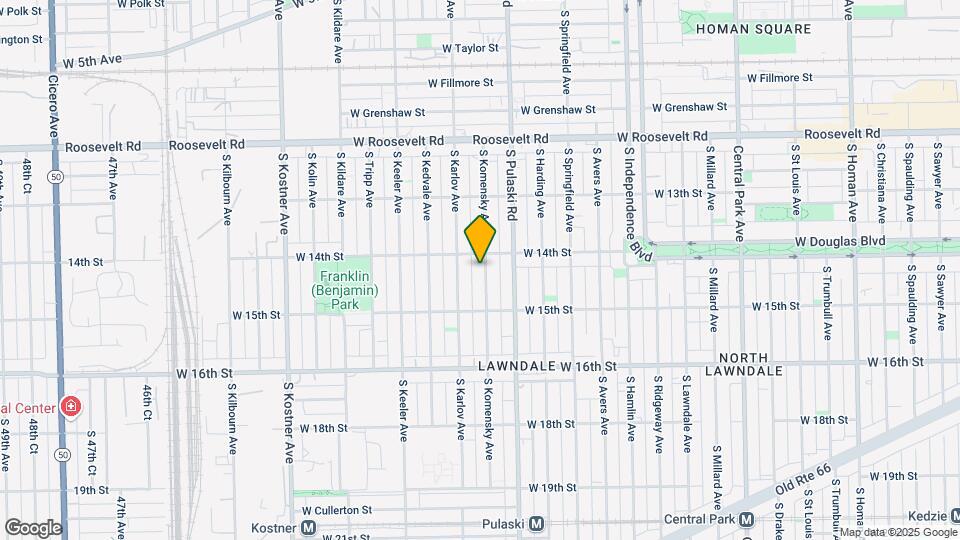 1412 S Komensky Ave Mapa y Detalles de la Ubicación
