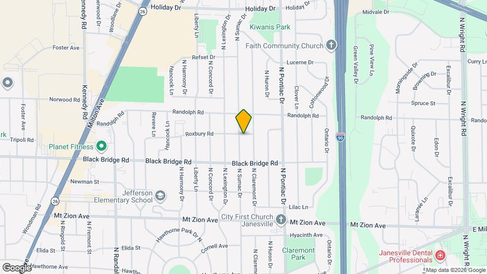 2406 Roxbury Rd Map and Location Details