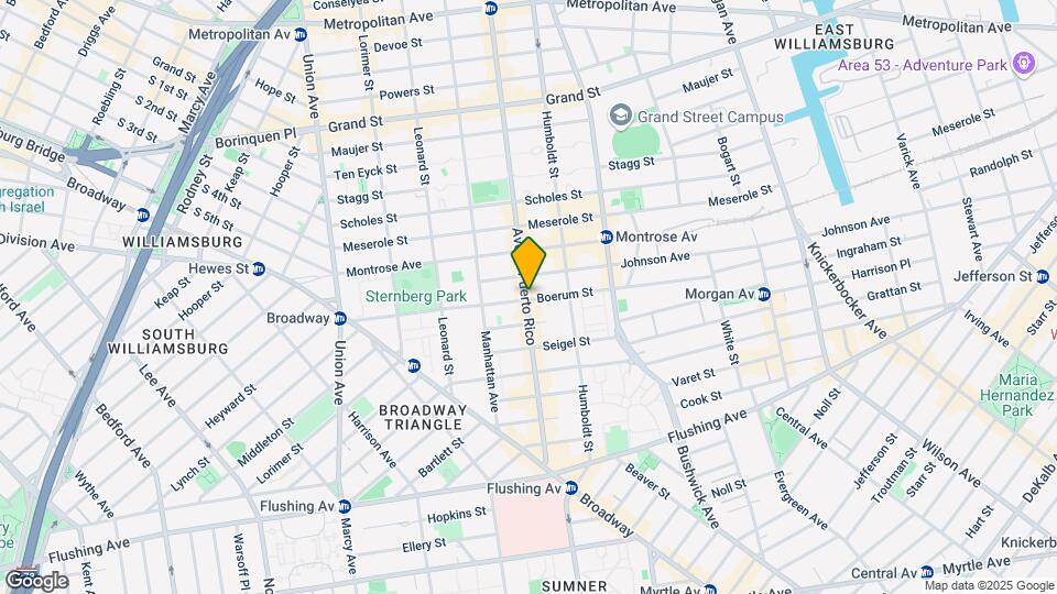132 Graham Ave Mapa y Detalles de la Ubicación