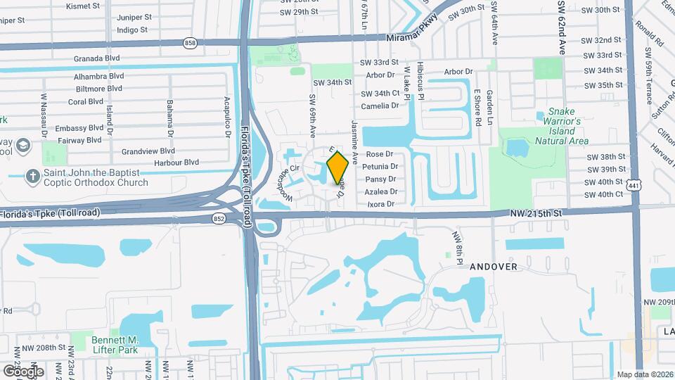 6817 SW 40th St Map and Location Details