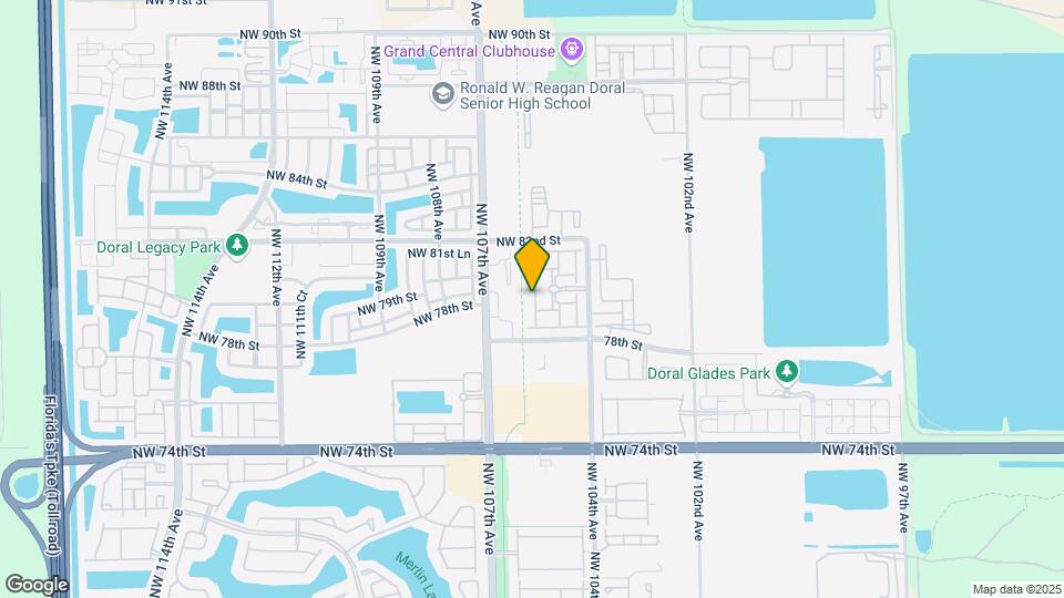 7962 NW 105th Ct Map and Location Details