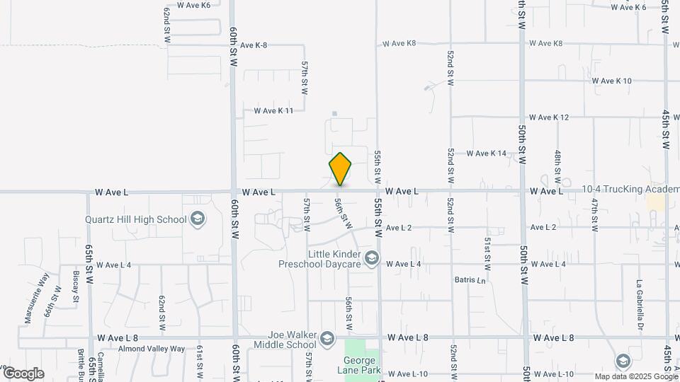 5516 W Ave L 6 Mapa y Detalles de la Ubicación